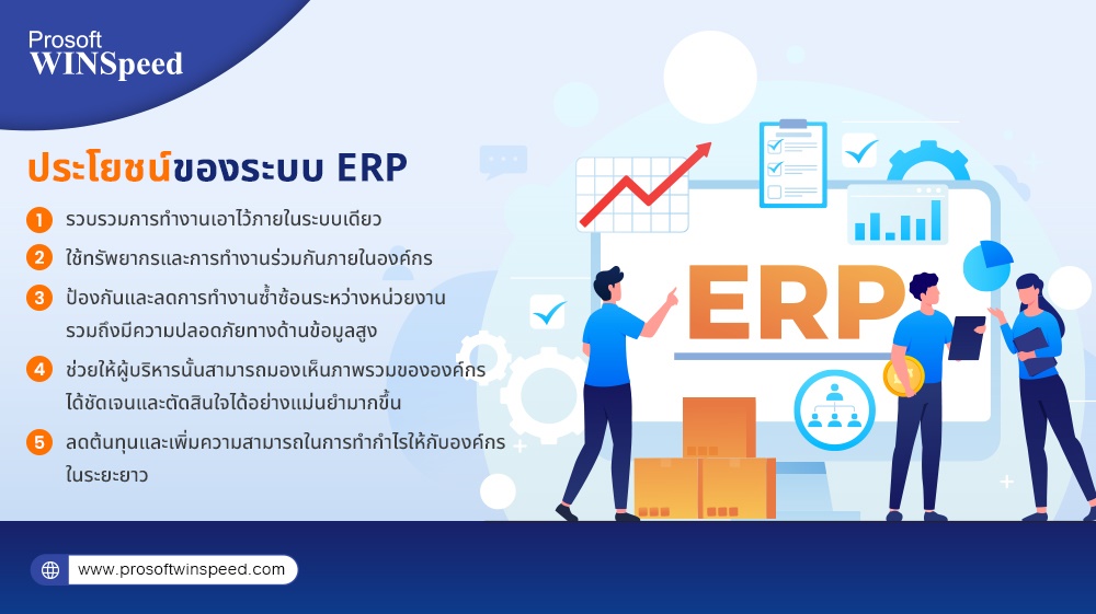 ประโยชน์ของระบบ ERP หรือ โปรแกรม ERP