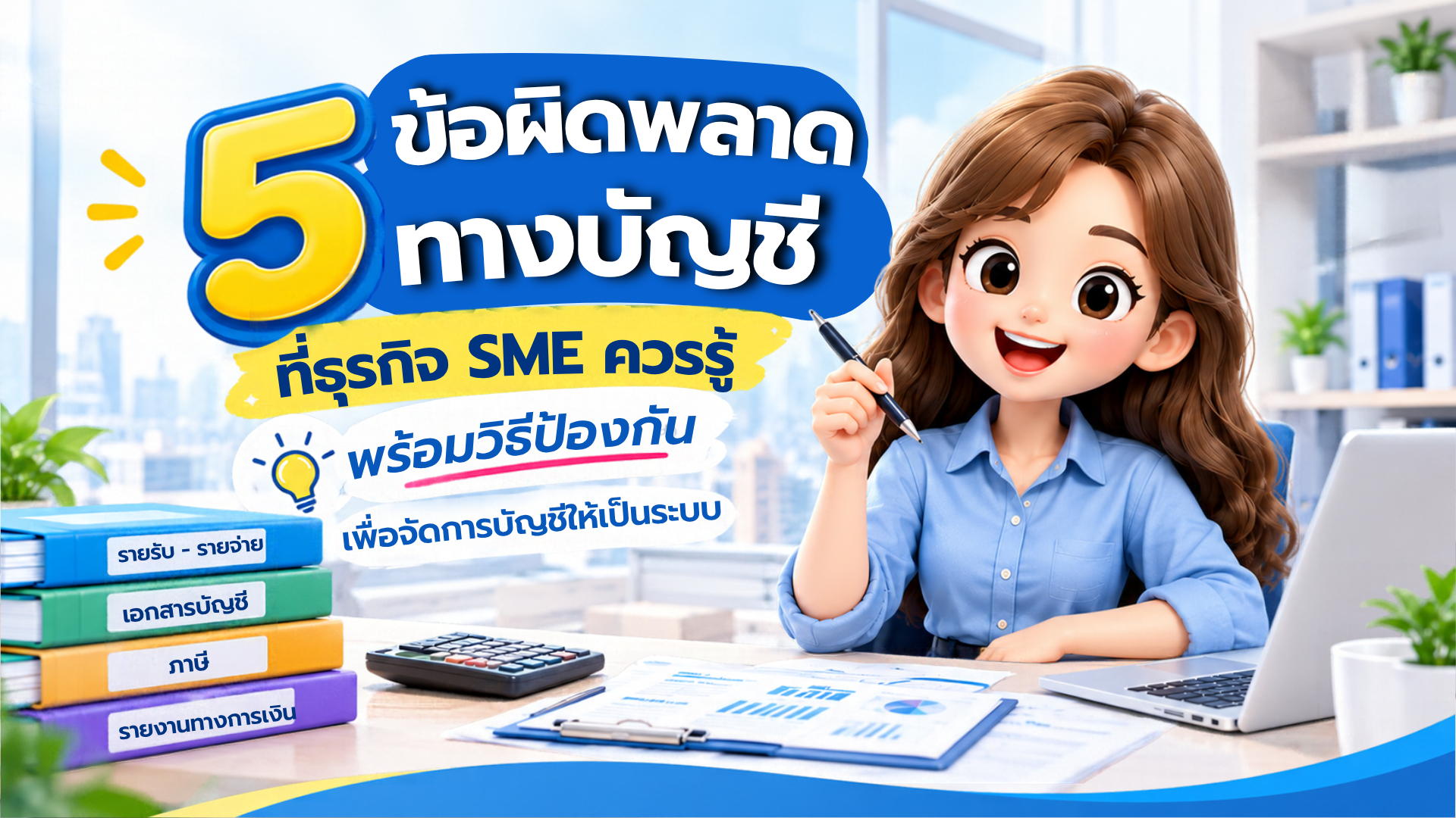 ข้อผิดพลาดทางบัญชีที่ธุรกิจ SME ควรรู้ พร้อมวิธีป้องกัน